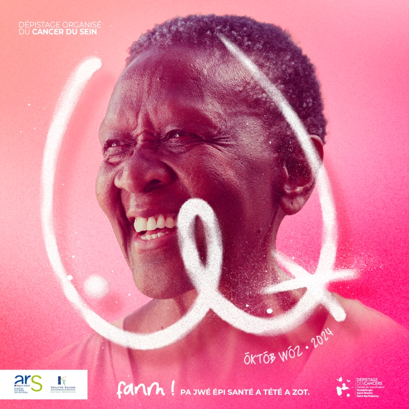 Òktòb wòz - Centre Régional de Coordination Dépistage des Cancers Guadeloupe Saint-Martin Saint Barthelemy
