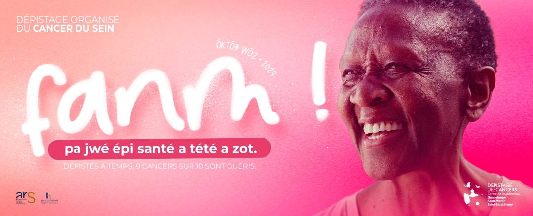 Òktòb wòz - Centre Régional de Coordination Dépistage des Cancers Guadeloupe Saint-Martin Saint Barthelemy